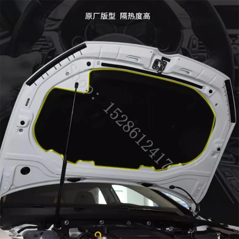 

For VW Volkswagen Golf 4/6/7/7.5 Heat Sound Insulation Cotton Front Hood Engine Firewall Mat Pad Cover Noise Deadener