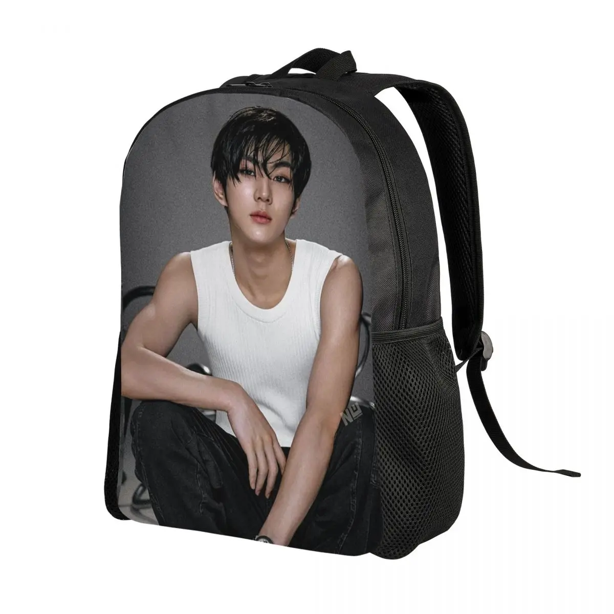 Jungwon En Kpop Backpack Daypack Large Capacity Children BookBag School Bag Shoulder Bags for Men Women
