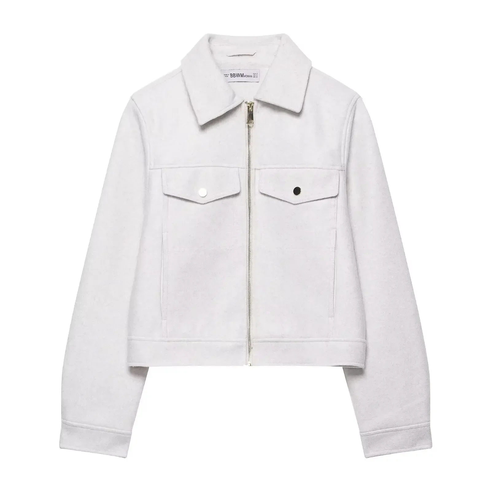 

New Women's Autumn Jackets & Coats Fashion Slim Big Pocket Long Sleeve Warm Jackets Women Chic Street Youth Autumn Coats