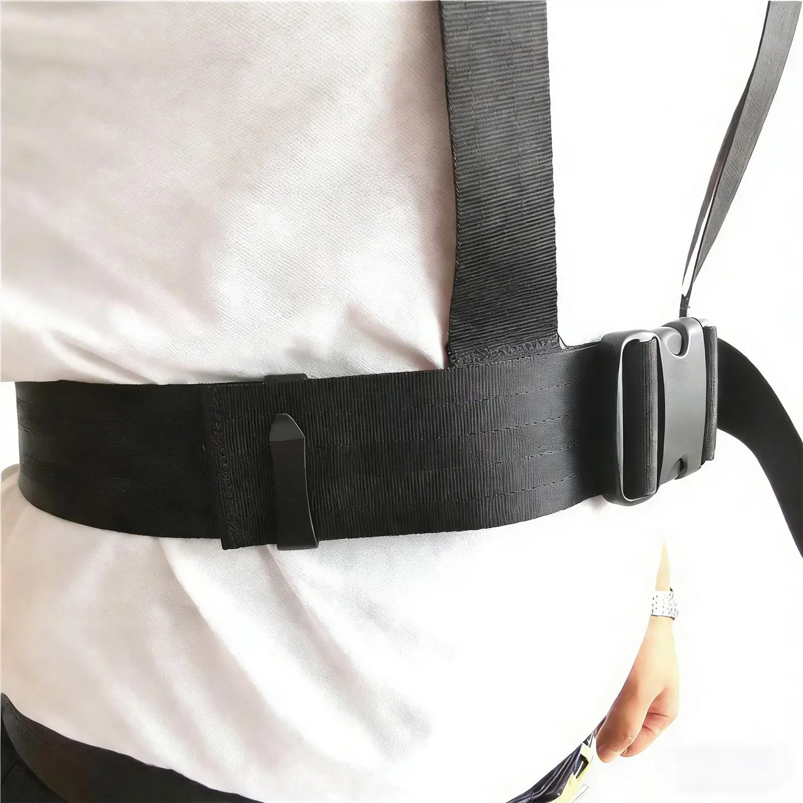 Premium Exercise Sled Harness Pull Strap Portable Resistance Nylon Band for Shoulder and Agility Training