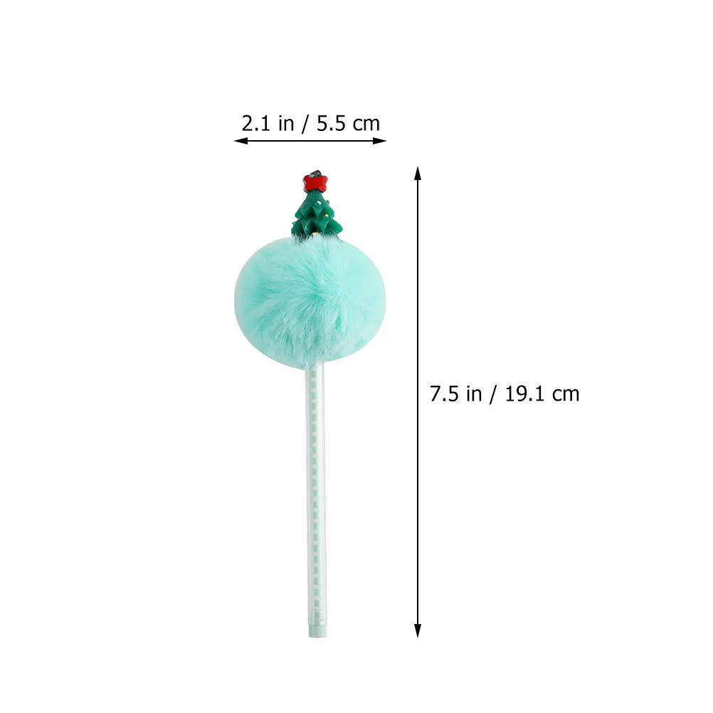 4 قطعة عيد الميلاد بوم بوم جل اللوحة أقلام الكتابة للمعلمين الطلاب القرطاسية مكتب اللوازم المدرسية تسجيل الأقلام #3