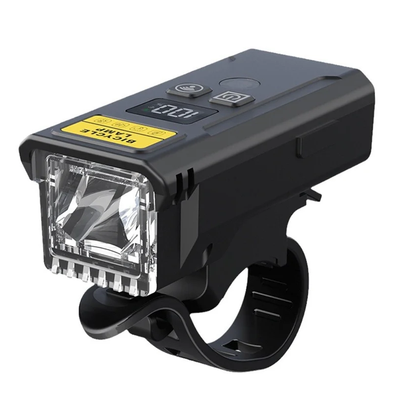 

AA88 Bicycle Front Lamp With Horn Type-C Smart Light Sensor Safety Flashlight For Cycling Bicycle Handlebar Accessories