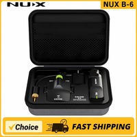 NUX B-6 Wireless Microphone Transmitter, High Resolution, 24-bit, 44.1kHz Audio, 2.4GHz, Wireless Saxophone Microphone