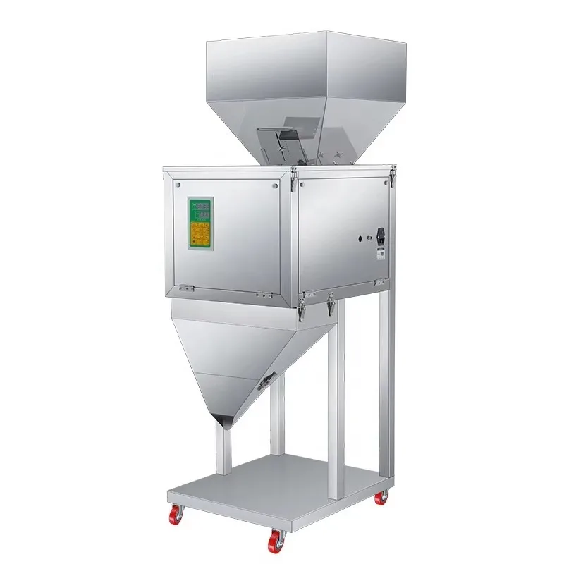 9999 Grams Granule Filling Machine Small Single Head Powder Filling Machine for  Food Fruit Weight Packaging Machine