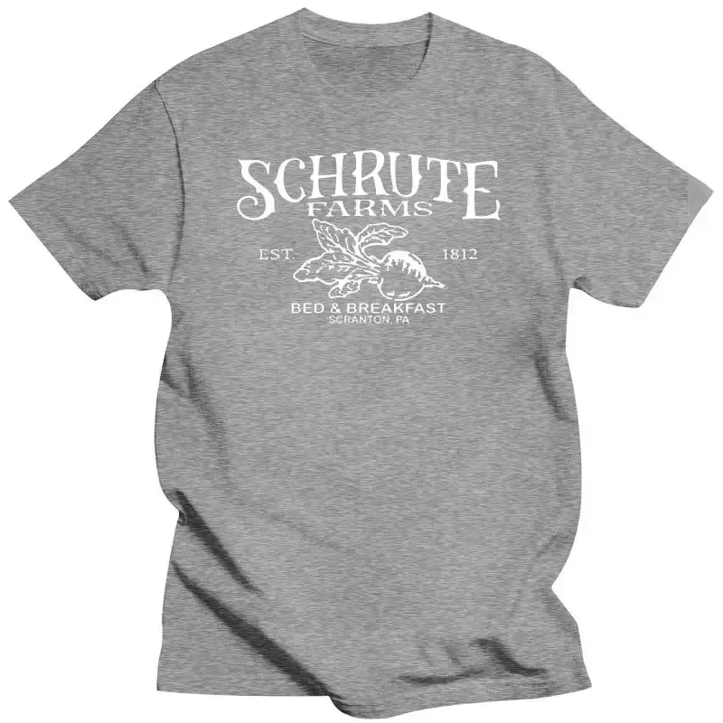 2024 Mens Clothing Schrute Farms T Shirt Paper Co Inc Scranton PA The Office Dwight Mens Adult USA Short Sleeve Casual Tops