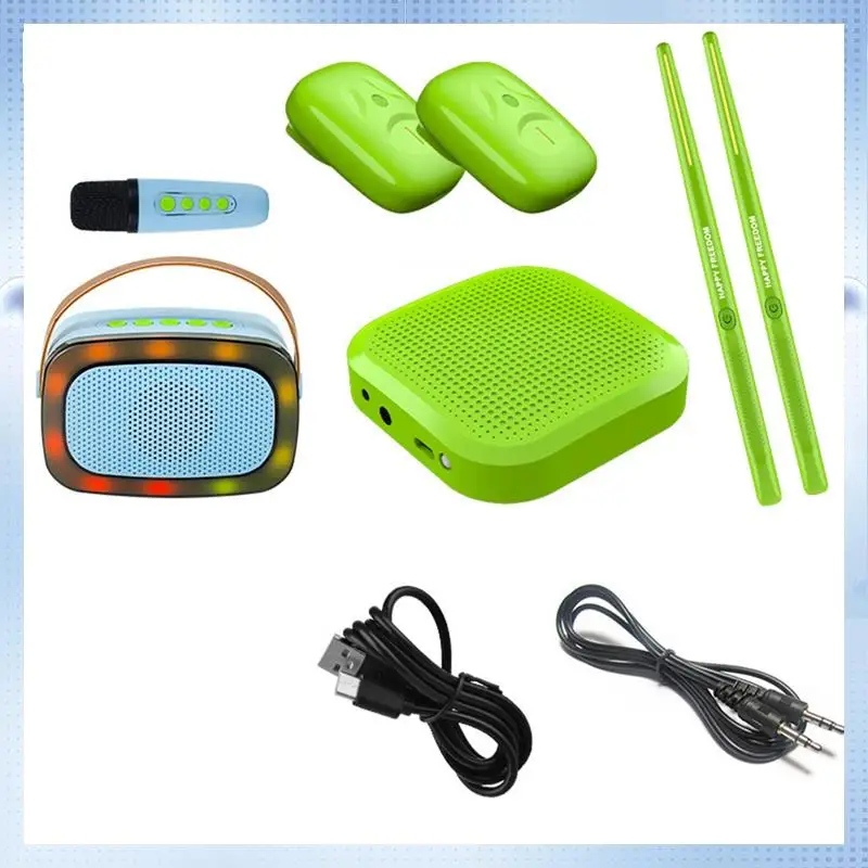 

BA-Air Drum Set 3D Motion Sensing Electronic Drum Kit Drumsticks Pedals Speaker Drum Set For Adults And Kids