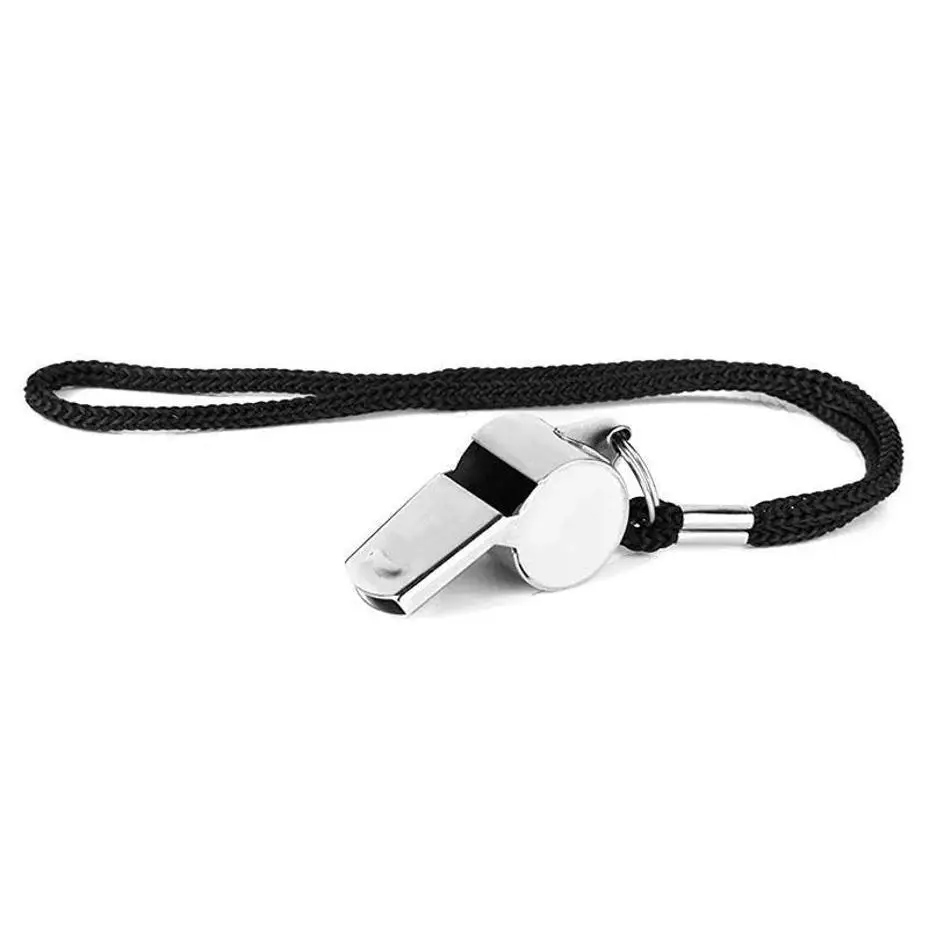 1 Pcs Stainless Steel Whistle Party Referee Sports School Football Rugby Dog Training A Trial-mouthed Whistle Whistle Referee