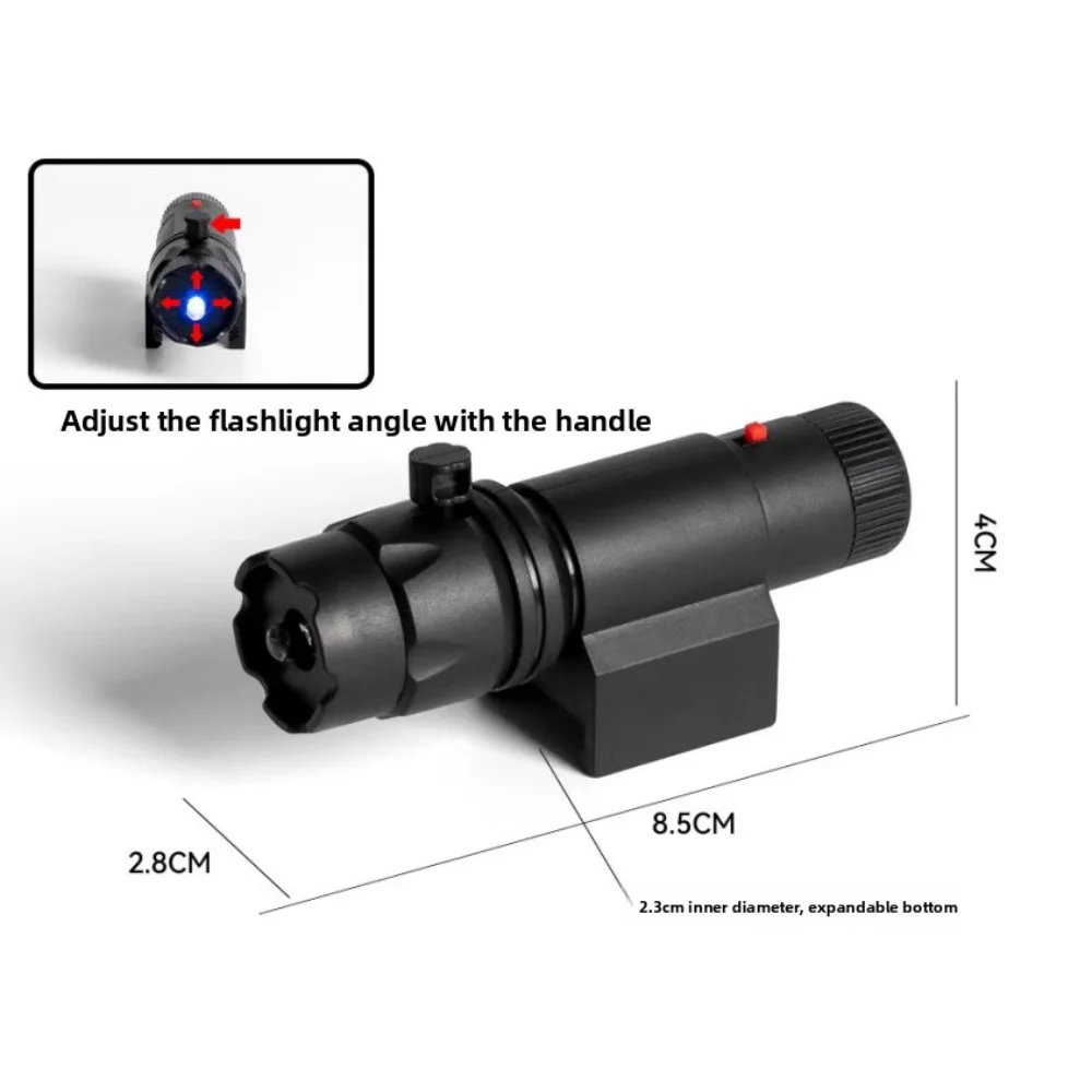 Mini Plastic Red Laser Accessory Angle Adjustable Design DIY Hobby Toy Modification Ornament