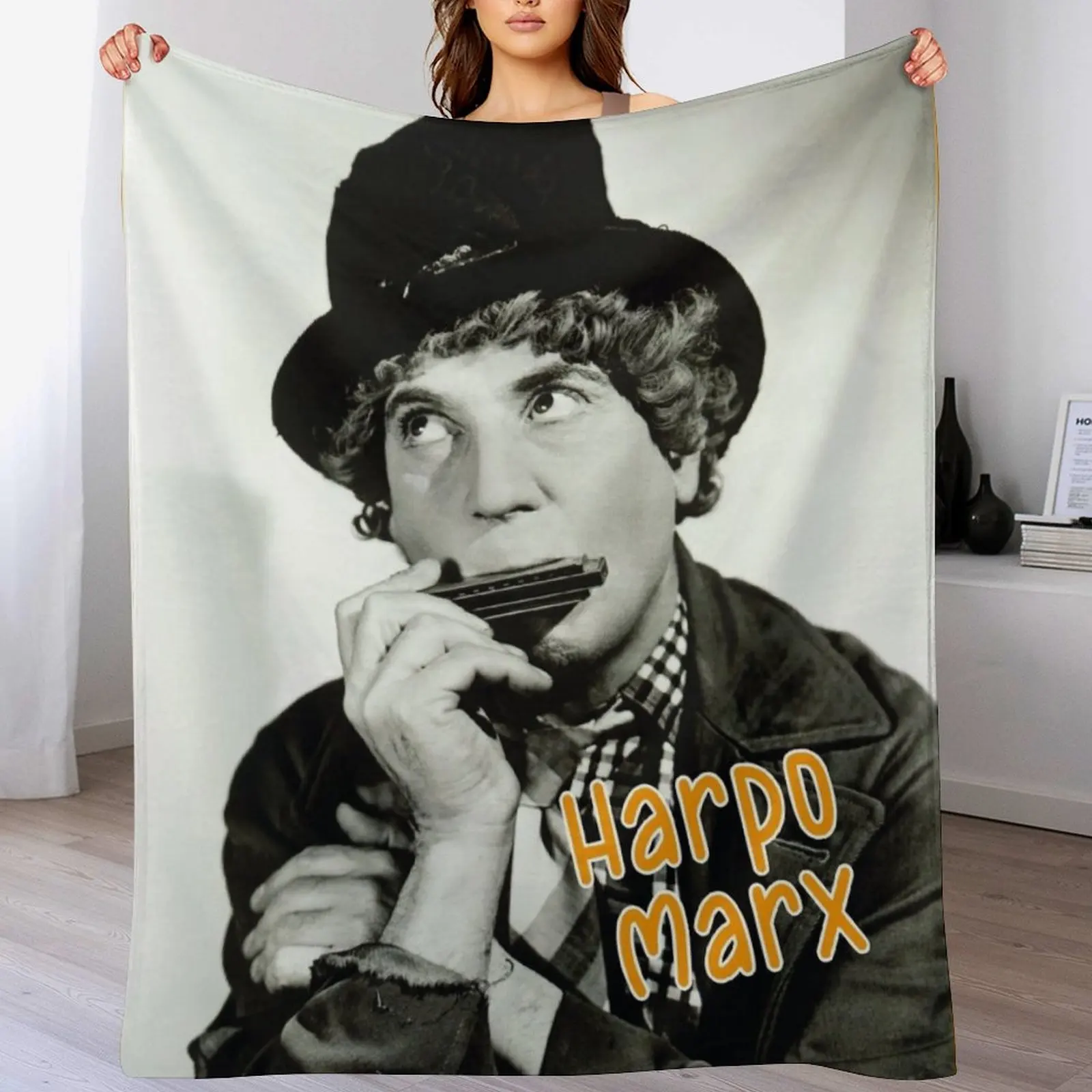 

Harpo Marx Throw Blanket Soft Big Quilt Blankets