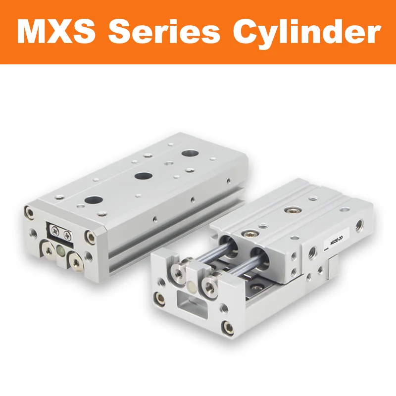 MXS Series Sliding Table Cylinder MXS6 MXS8 MXS12 MXS16 MXS20 MXS25 Stroke 10mm To 125mm Pneumatic Actuator