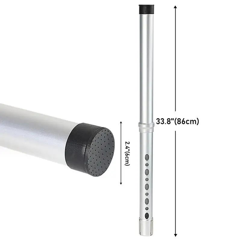 33.8inch Golf Ball Picker Upper Retriever Aluminum Golf Ball Shagger Tube Golf Balls Collecting Pick Up Tool Can Hold 21 Balls