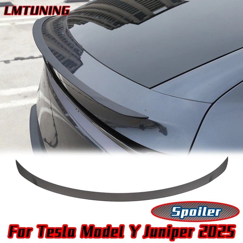 

For Tesla 2025 Model Y Juniper Car ABS Sports Spoiler Matte black Original High-performance Exterior Modification Accessories