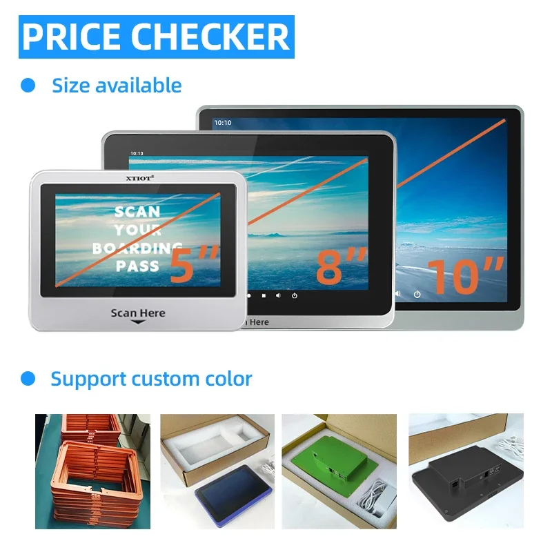 Novo scanner de código de barras tablet supermercado máquina de faturamento 1d 2d qr leitor er230