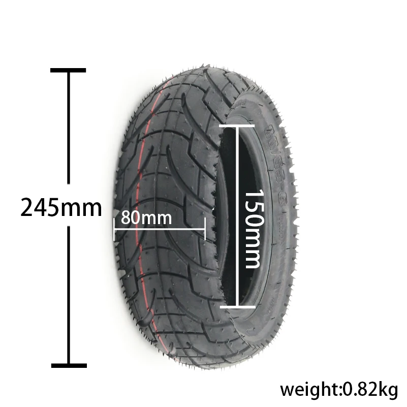 Electric Scooter 10 Inch 80/65-6 Outer tyre Inflatable Wheel for Inokim Kugoo M4 G1 Dualtron VICTOR EAGLE Speedway 4 Zero 10X view 5