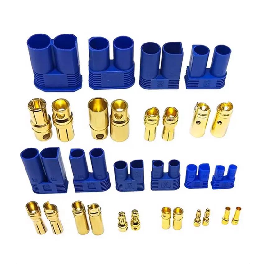 1Set EC2 EC3 EC5 EC8 Banana Plug Male Female Socket Aviation Model High Current Plug Connector  For RC ESC LIPO Battery Motor