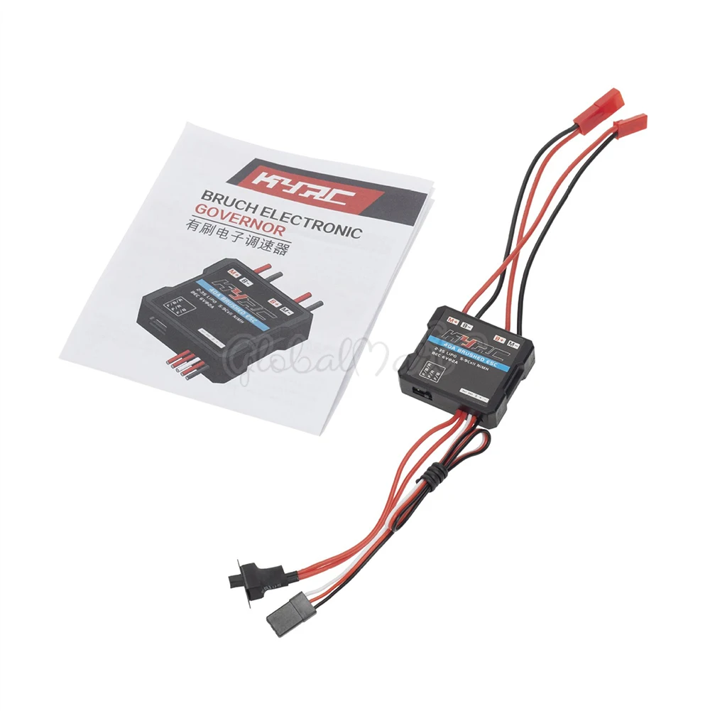 20A 30A 40A Brushed ESC Electronic Speed Controller 2KHz Brush Brake For WPL C24 C34 MN D90 MN99S MN86S RC Car Upgrade Parts