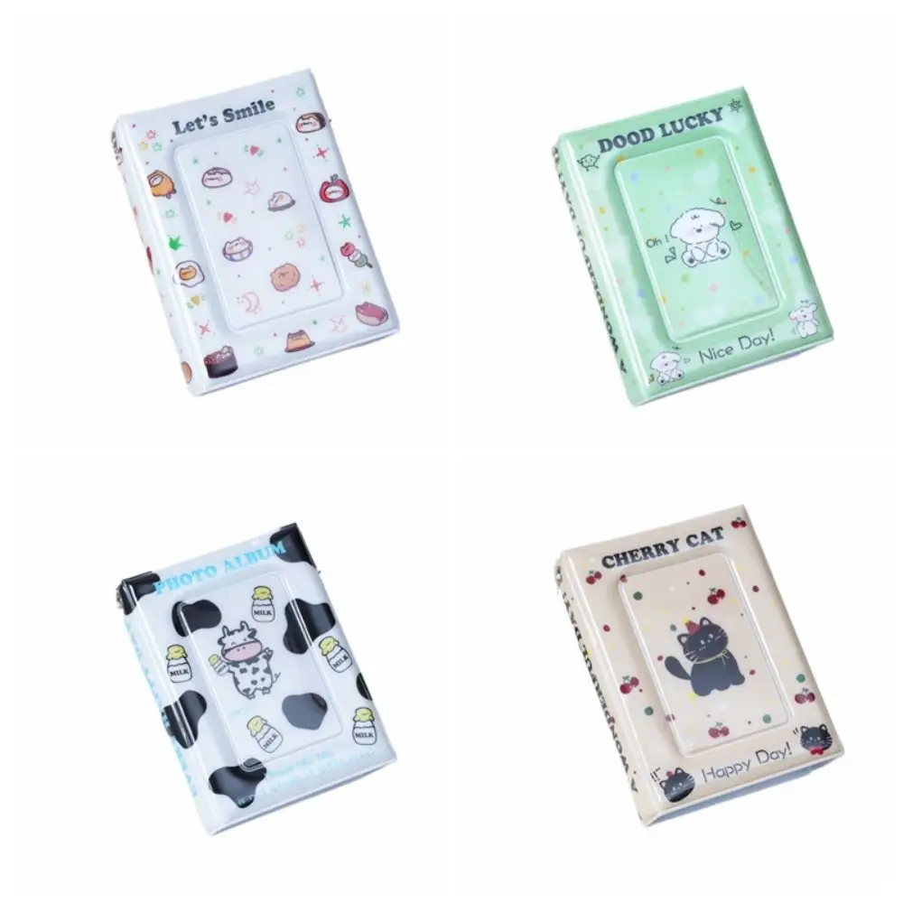 36Card Slots Envelope Photo Album Cartoon Animals Cute Picture Storage Holder Waterproof Large Capacity Business Card Book Girl