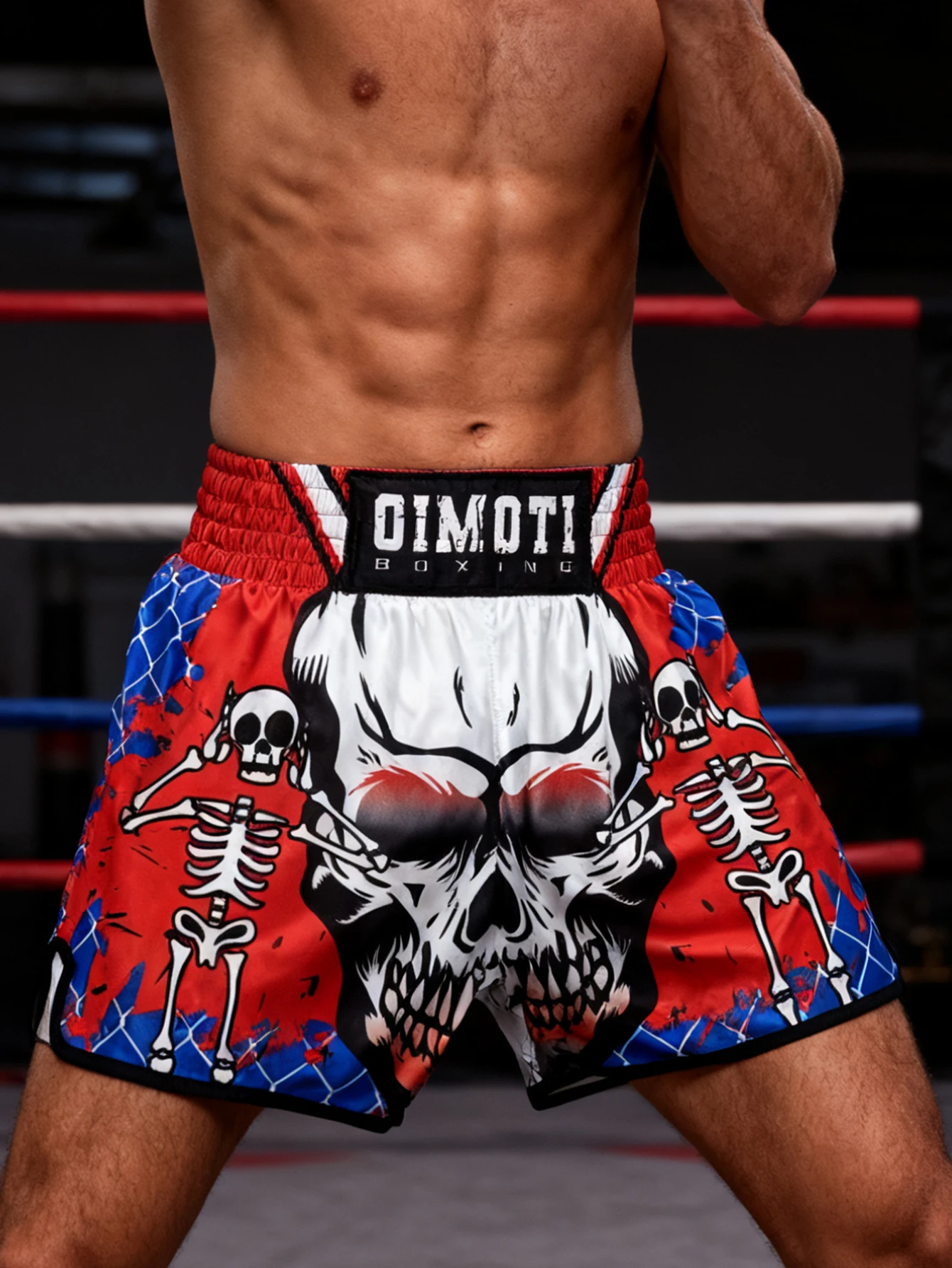 ONE Sports Super Elastic Quick-Drying Breathable Shorts for Boxing Sanda Fighting Training - Quick Dry Elastic Sports Pants