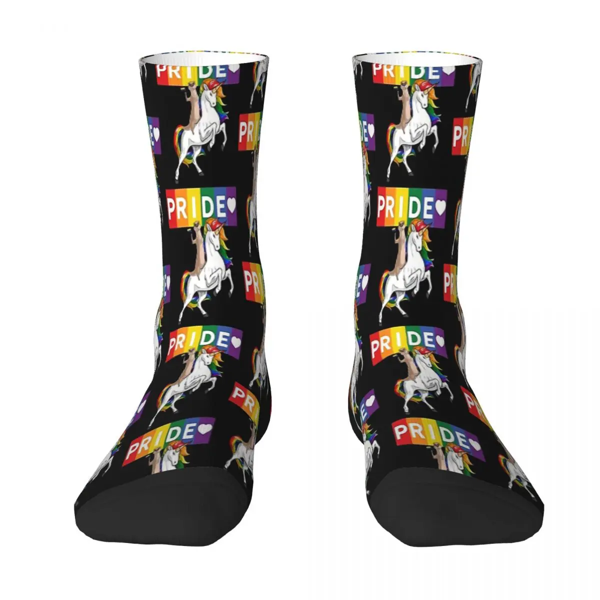 LGBT Gay Pride Parade Gay People's Day The Best Float Parade Of The Year Socks Male Mens Women Autumn Stockings Polyester