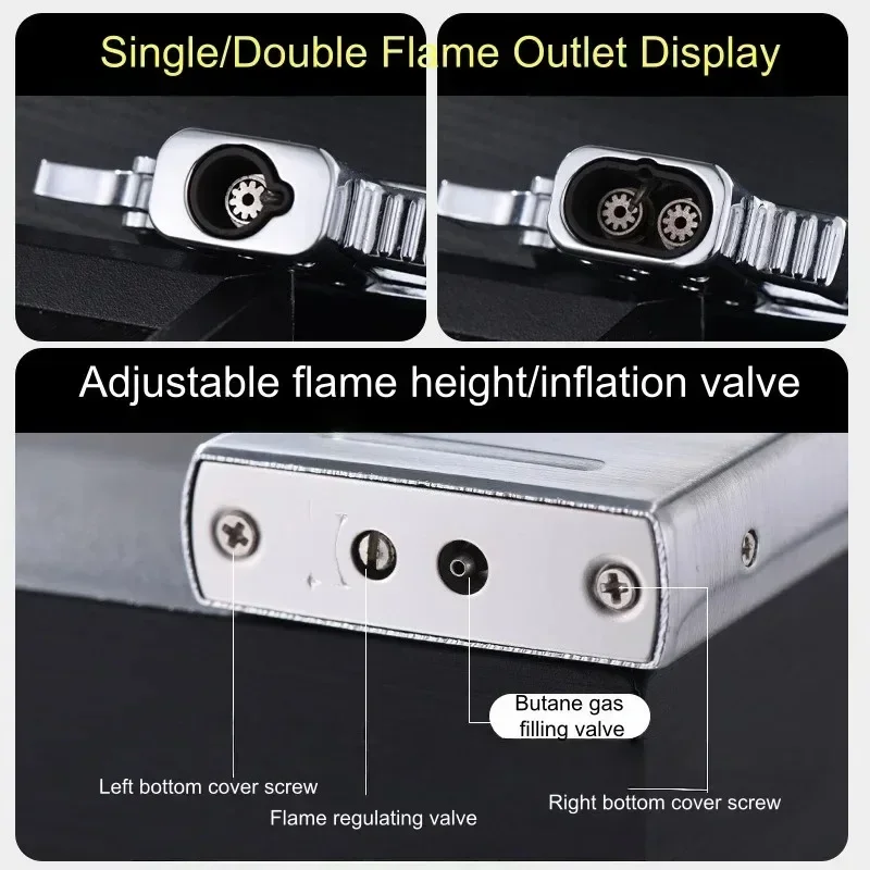 2027 Lighter Insert Compatible with Zorro Lighters Accessories: Gas/Arc Options Stainless Steel Insert Lighters Smoking Gifts