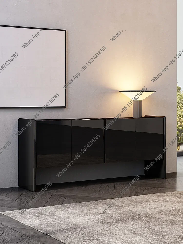 

X30 Italian Minimalist Marble Entrance Cabinet Modern Light Luxury High-end Dining Side Cabinet Living Room Decorative Cabinet