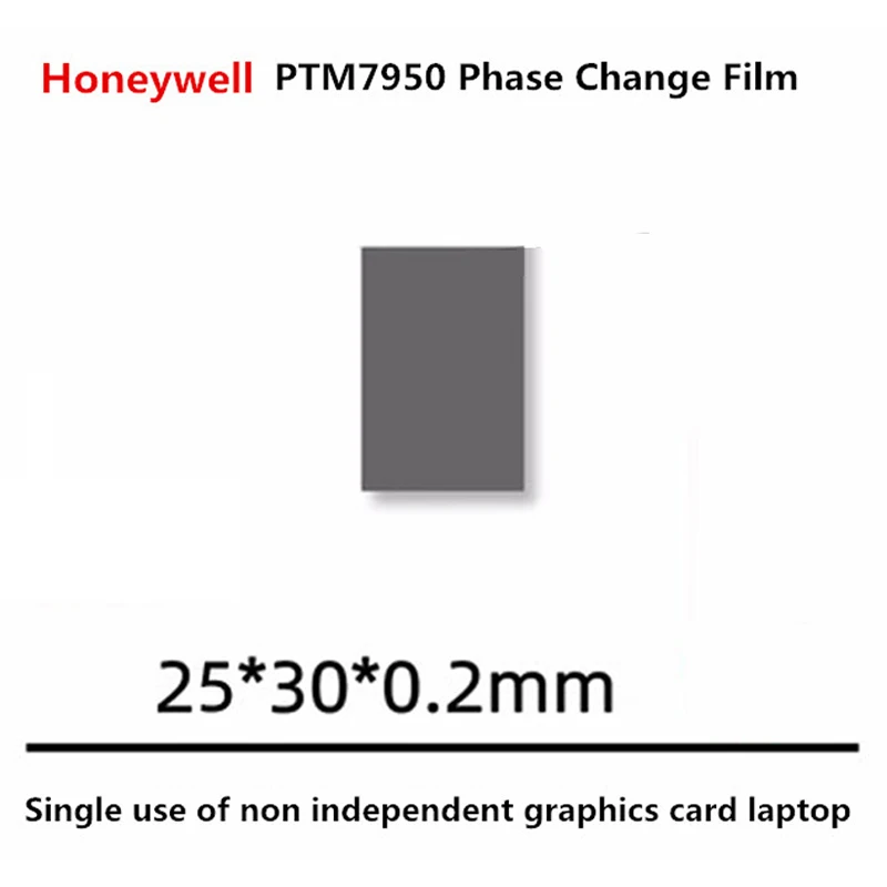 Honeywell ptm7950 Wärme leitpad Phasen wechsel Grafikkarte CPU Notebook Computer Kühlung effiziente leitfähige Silikons cheibe