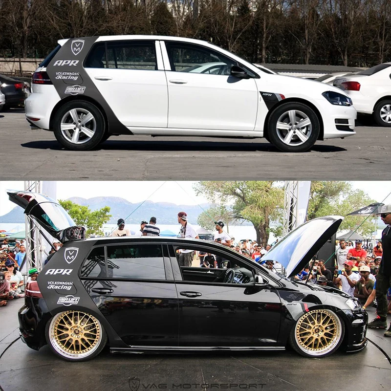 

Exterior Details Stickers Car Stickers Car Accessories For Volkswagen Polo Golf 6 Accessories 5 7 8 GTE GTR TSI TCR Racing Decal