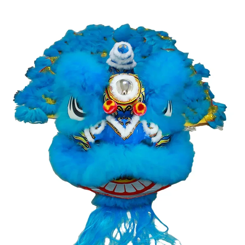 Blue Southern Lion Wool Southern Lion Dance Prop Southern Lion Awakening