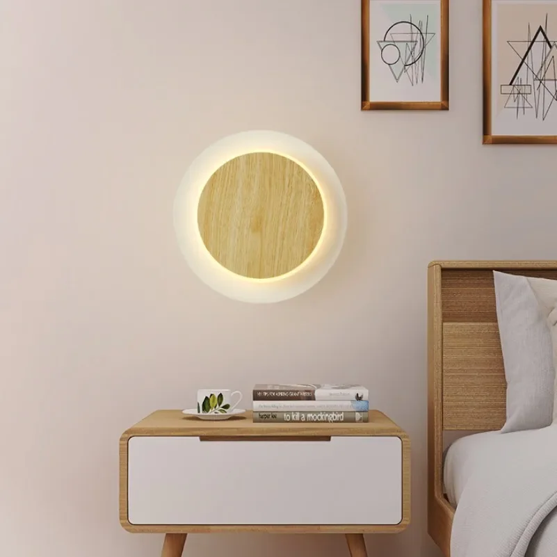 Lampu Dinding LED Modern dapat diputar, untuk kamar tidur, Ruang makan, koridor tangga Modern, perlengkapan pencahayaan dekorasi rumah