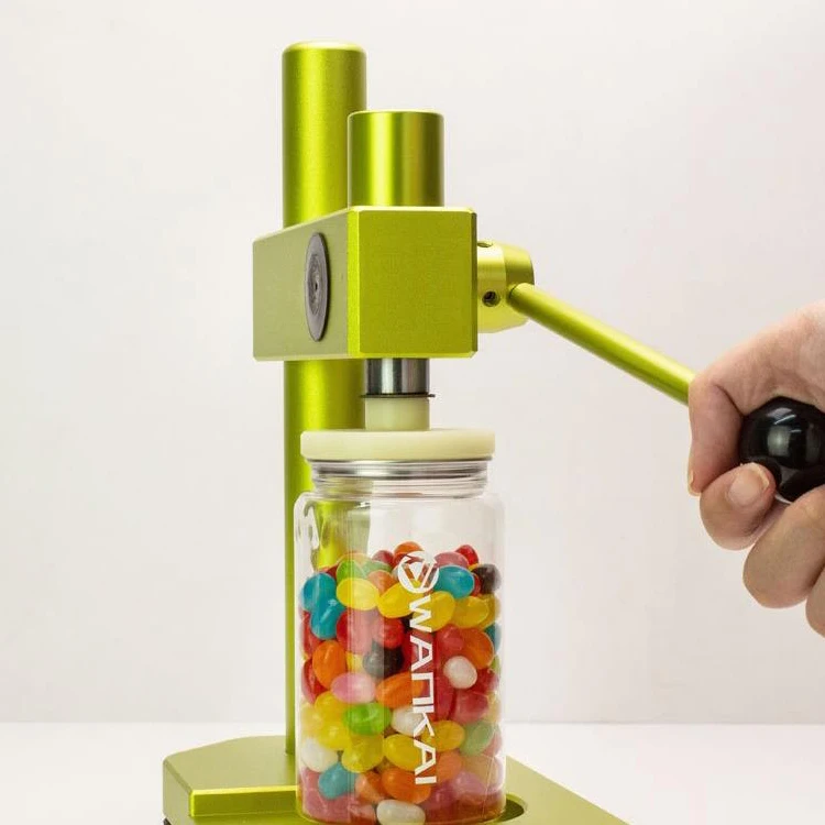 Mesin Penyegel Kaleng Minuman Manual dengan Tutup untuk Kaleng Hewan Peliharaan