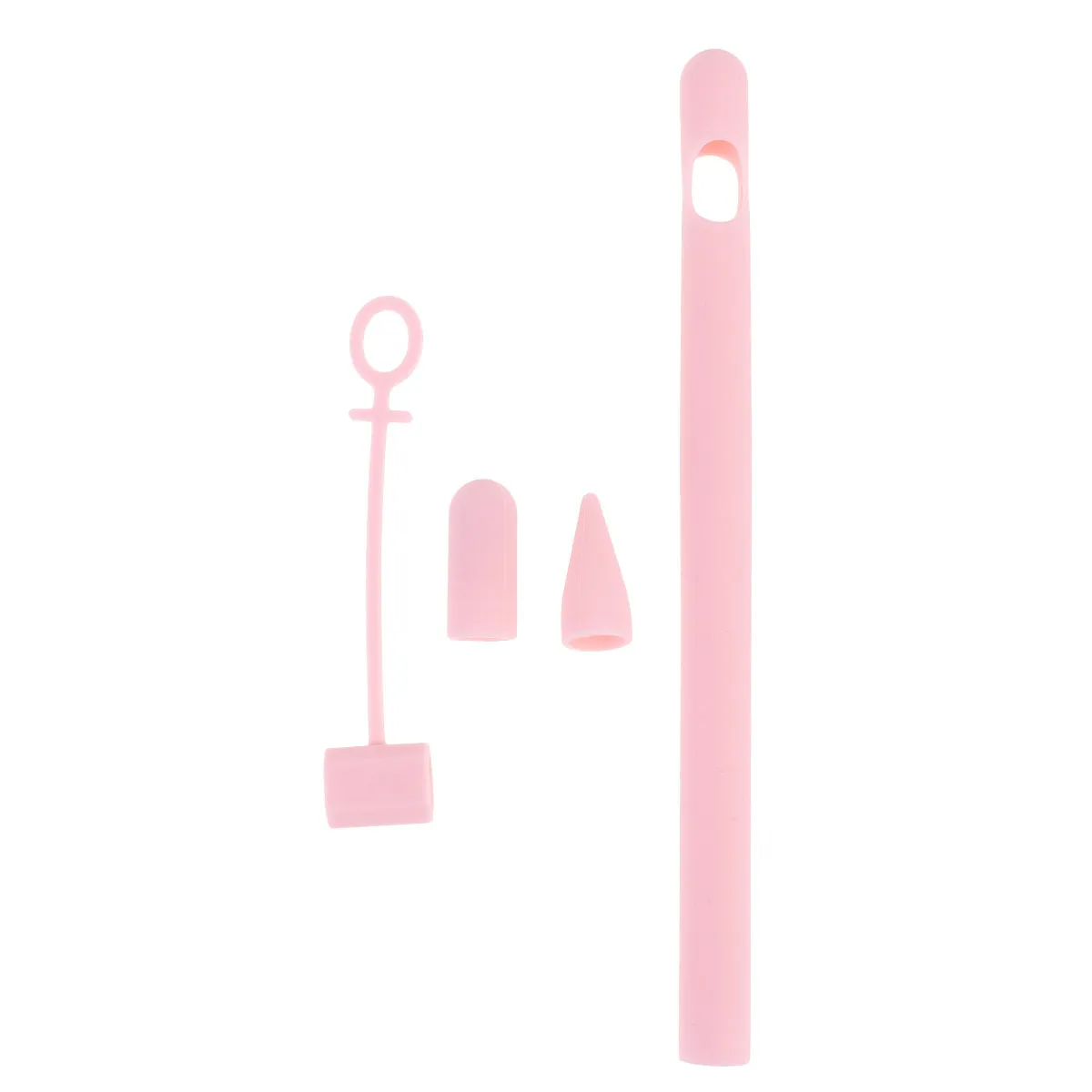 

Защитный чехол для сенсорного стилуса, силиконовый чехол с защитой от потери, совместимый с Pencil, розовый, защита от царапин и ударов