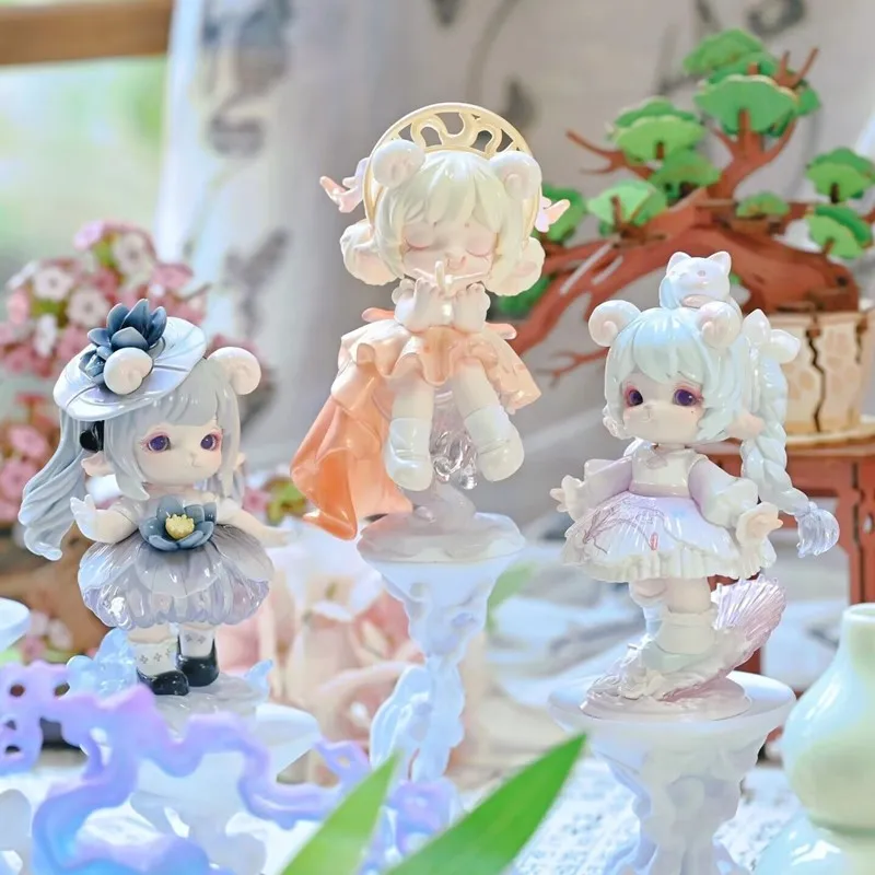 Mimia 4a geração arte do sonho esquecido série caixa cega kawaii figura de ação brinquedos para menina caixa surpresa decoração desktop presente