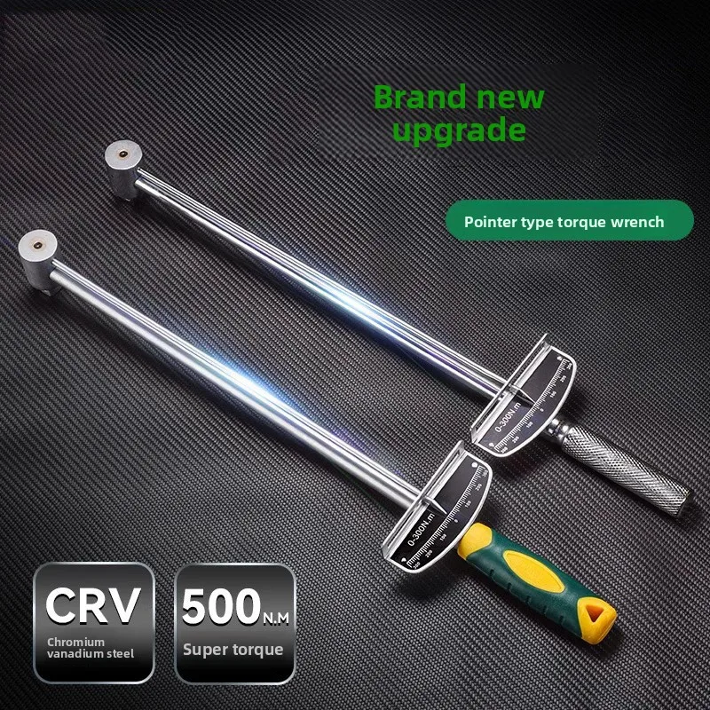 

Auto Maintenance Labor-saving Manual Pointer Torque Wrench, High-precision 0-300 Extended Pointer Torque Wrench