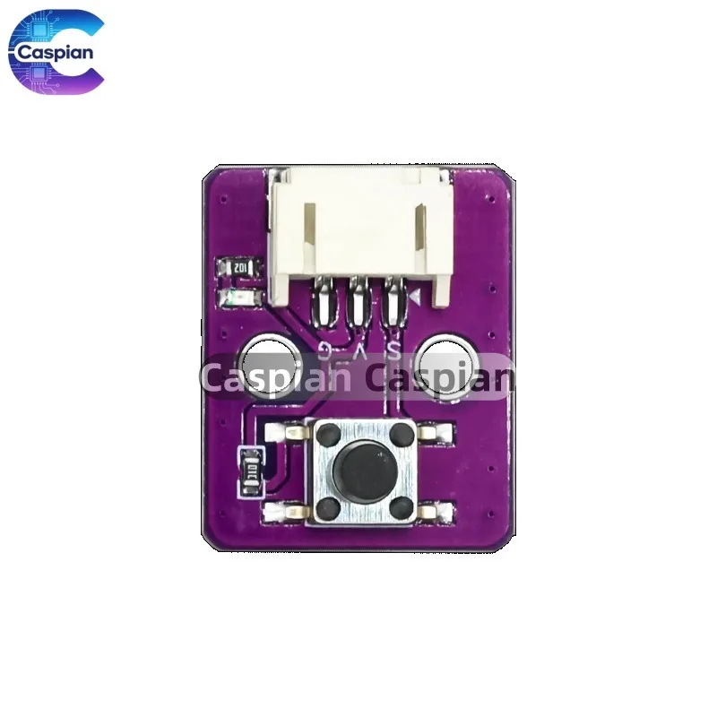 Single Key Switch Module Button Light Touch Switch Board Electronic Building Block Cap with Hat DIY Kit PH2.0-3 pin Interface
