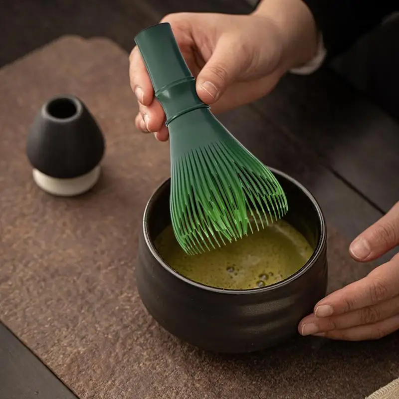 Matcha Stirrer Chasen Brush Tools for Matcha Green Tea Powder Reusable Powder Whisk Tea Brush Tea Ceremony