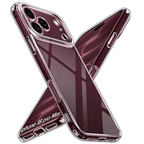 Transparent Hard Arcylic Plastic Camera Protection Case Cover for Apple iPhone 18 17 Pro Max Plus