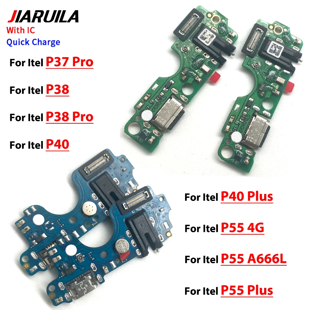 10Pcs,  Charging Port Flex Cable For Itel P37 Pro P40 Plus P38 S16 Pro S23 S665L S25 USB Dock Connector Fast Charger Board