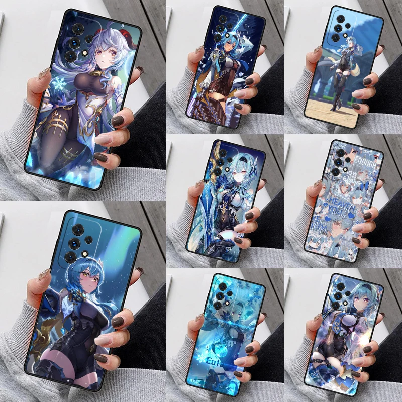 

Чехол для телефона Genshin Impact Eula для Samsung Galaxy S25 S23 S30 S8 S21 S20 FE S24 S22 Note 10 20 Plus lite Ultra
