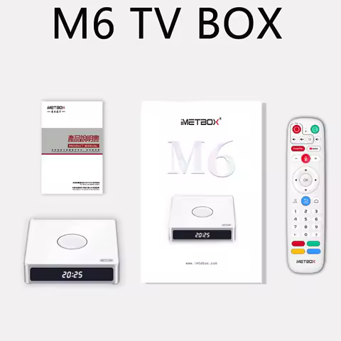 IMETBOX M6 TV Box 4GB 64GB with Vioce Control Wifi 6 8k HD Smart TB TV Box HOT in Overseas Global Live IPTV 2025 vs UBOX 11