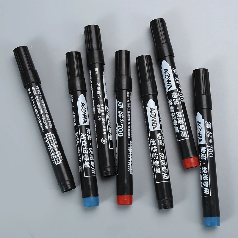 Marker Large Capacity Can Add Ink Oil For Marking Large Head Pen Non-fading Shipping Mark Pen Wholesale