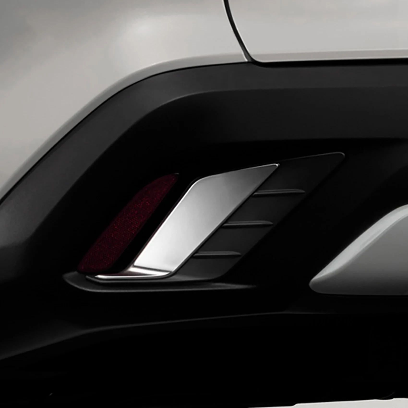 

1 Pcs Car Tail Cover Rear Trunk Lid Molding Cover Trim & 1 Set Front Rear Fog Light Lamp Eyelid Eyebrow Cover Trim