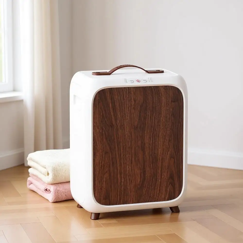 

Подогреваемый держатель для полотенец Keenray, роскошный подогреватель для полотенец или для ванной комнаты с таймером и функцией отсрочки, настраиваемый ароматизатор, защита от детей, 2 больших отсека