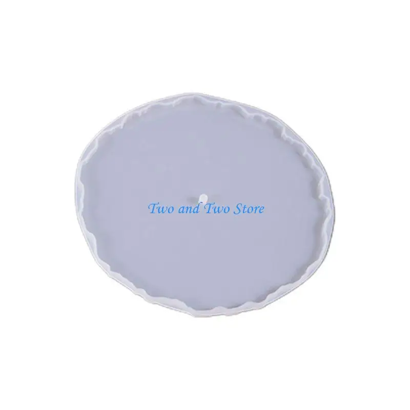 HX6F DIY Silicone Mold Tray Resin Mold Serving Board Plate Epoxy Resin Mould