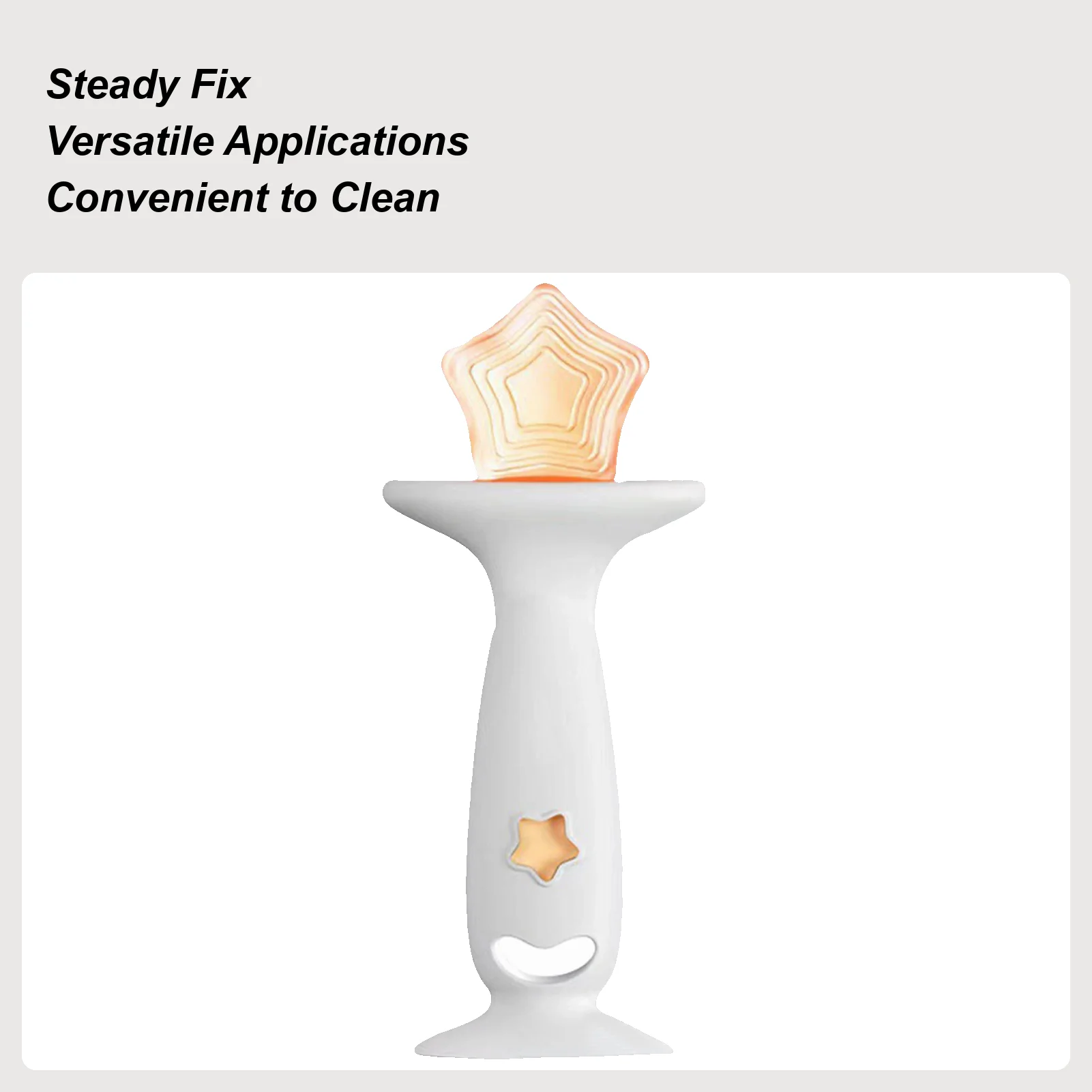 

Teething Toys Silicone Sensory Sticks With Starfish Design Suction Cup Sensory Chew Toy For Boys Girls Ages 0-2 Home Travel Car