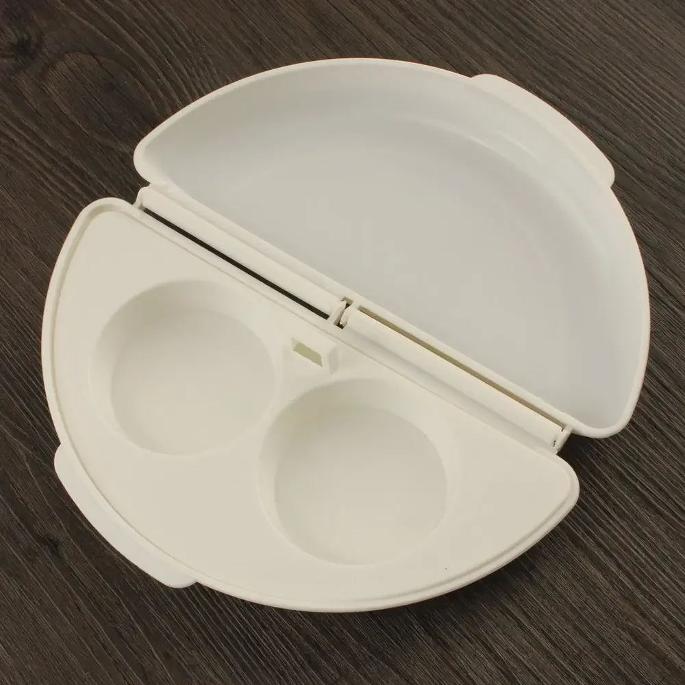 Useful White Microwave Omelette Egg Maker Tray Non-toxic Eggs Steamer Box Silicone Egg Cooker Egg Poacher Kitchen Cooking Tools