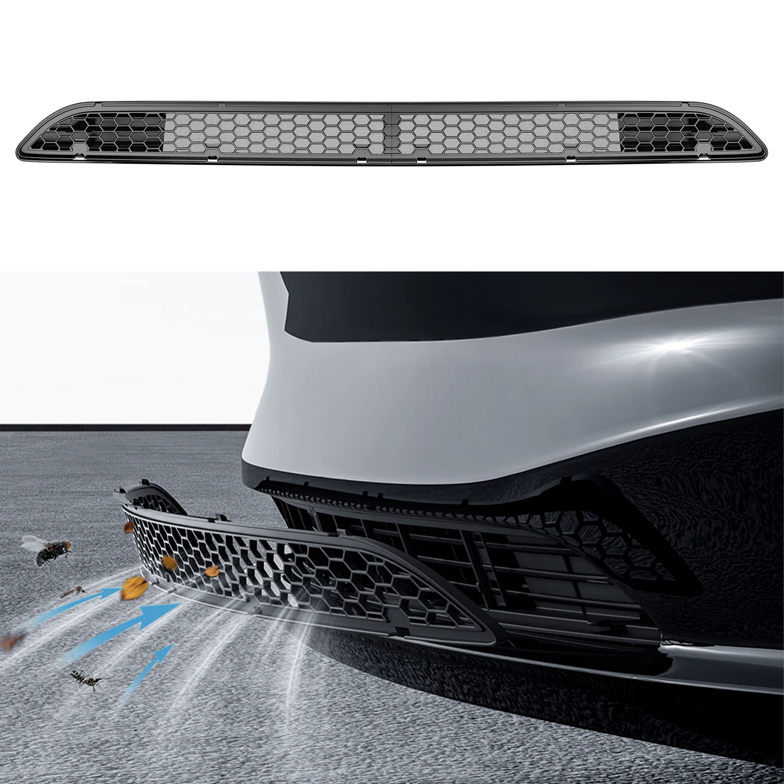 

Grille Mesh Inserts for New 2024-2025 Tesla Model 3 Highland Accessories(Not fit with Front Camera Version)