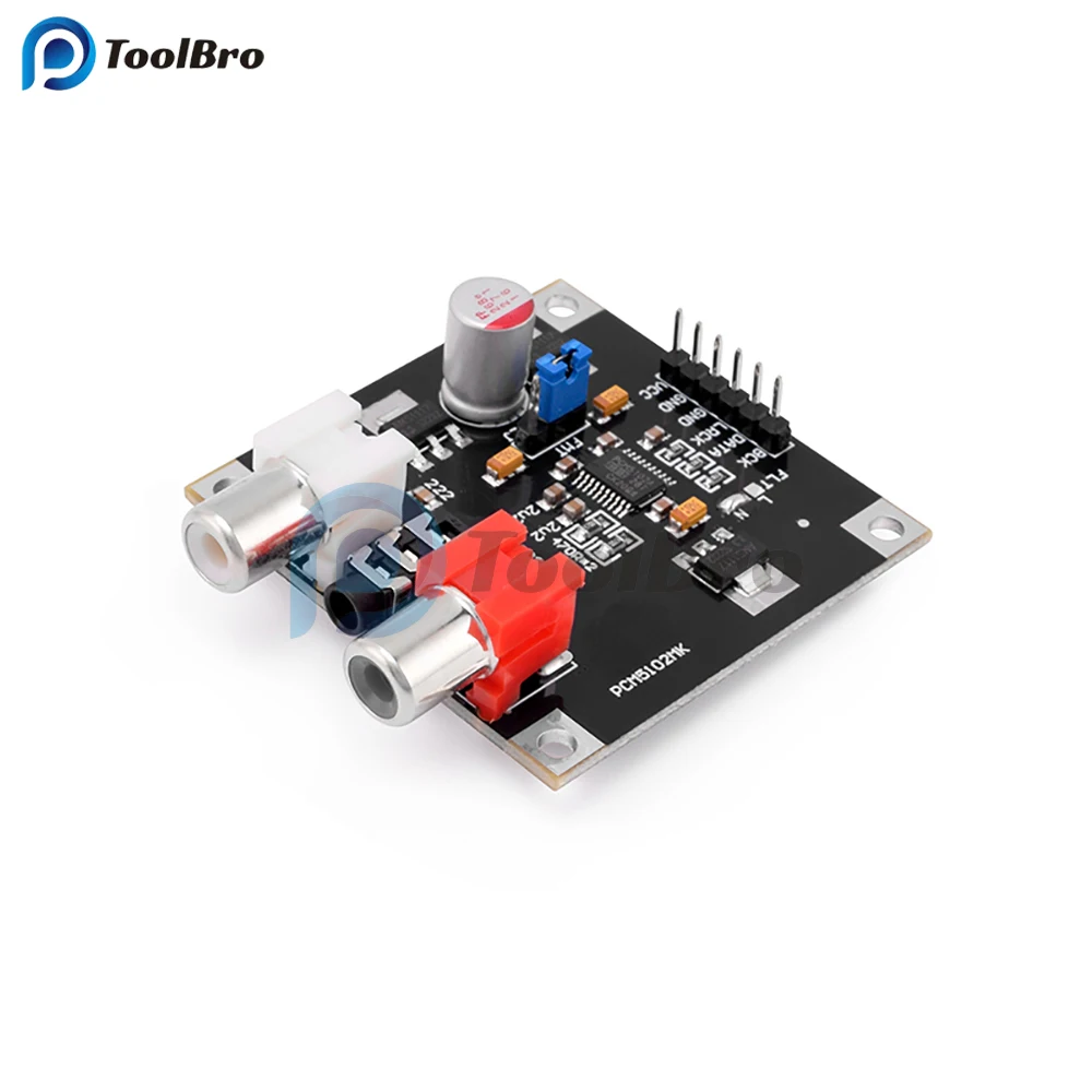 Imagem -04 - Placa do Jogador do Decodificador I2s do Dac Pcm5102 Pcm5102a 32bit para Arduino