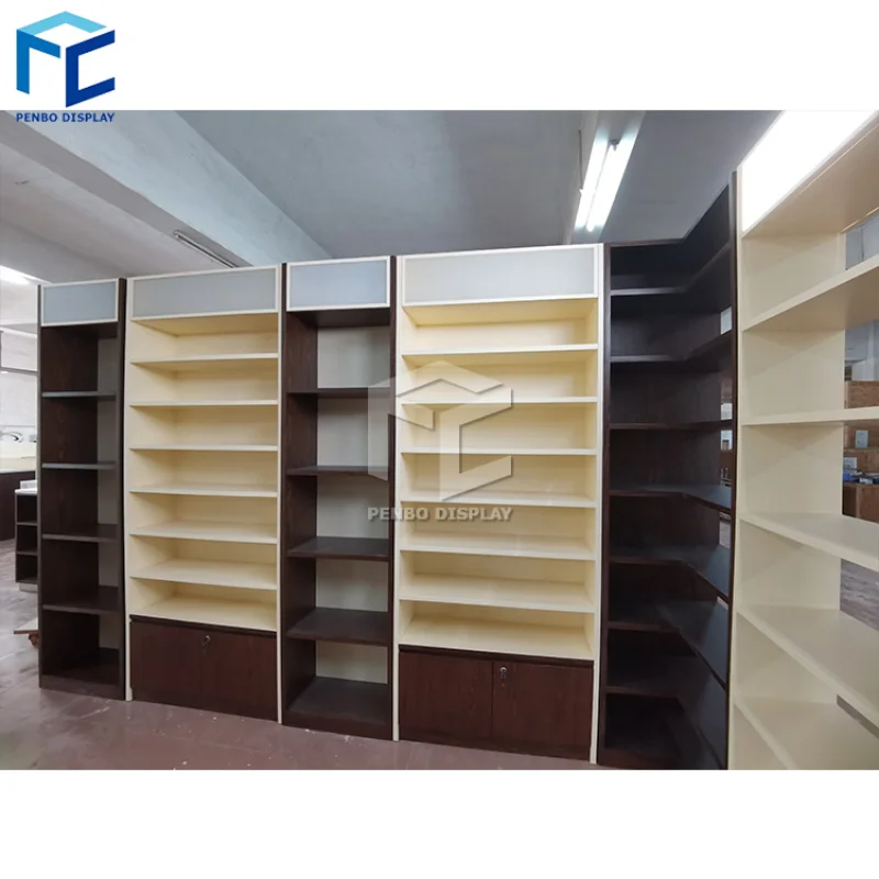 2025customized.Modern Medical Store Display Counter Design Care Store Furniture Retail Pharmacy Counter Display Furniture