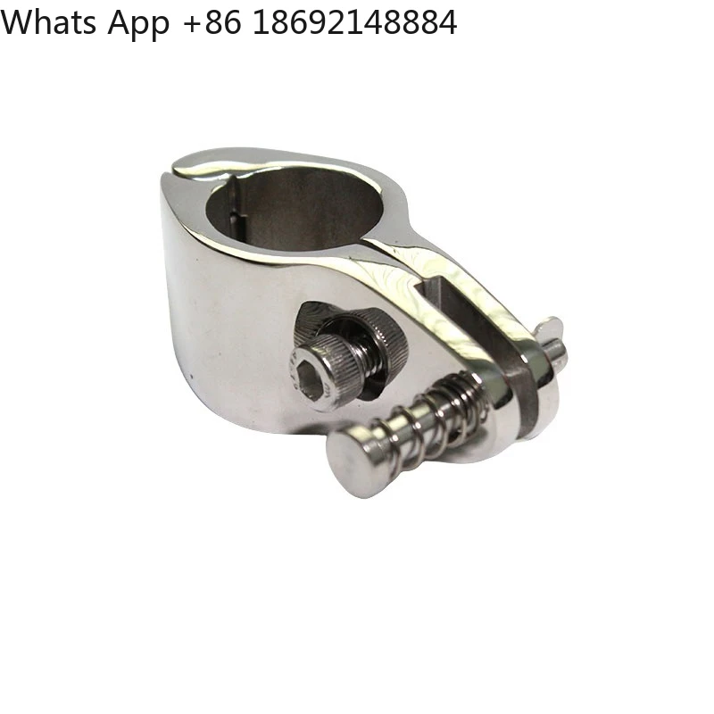 Pipe clamp, with drawing Xiao 25mm22mm stainless steel casting thickened 316 to create general hardware accessories, hoop