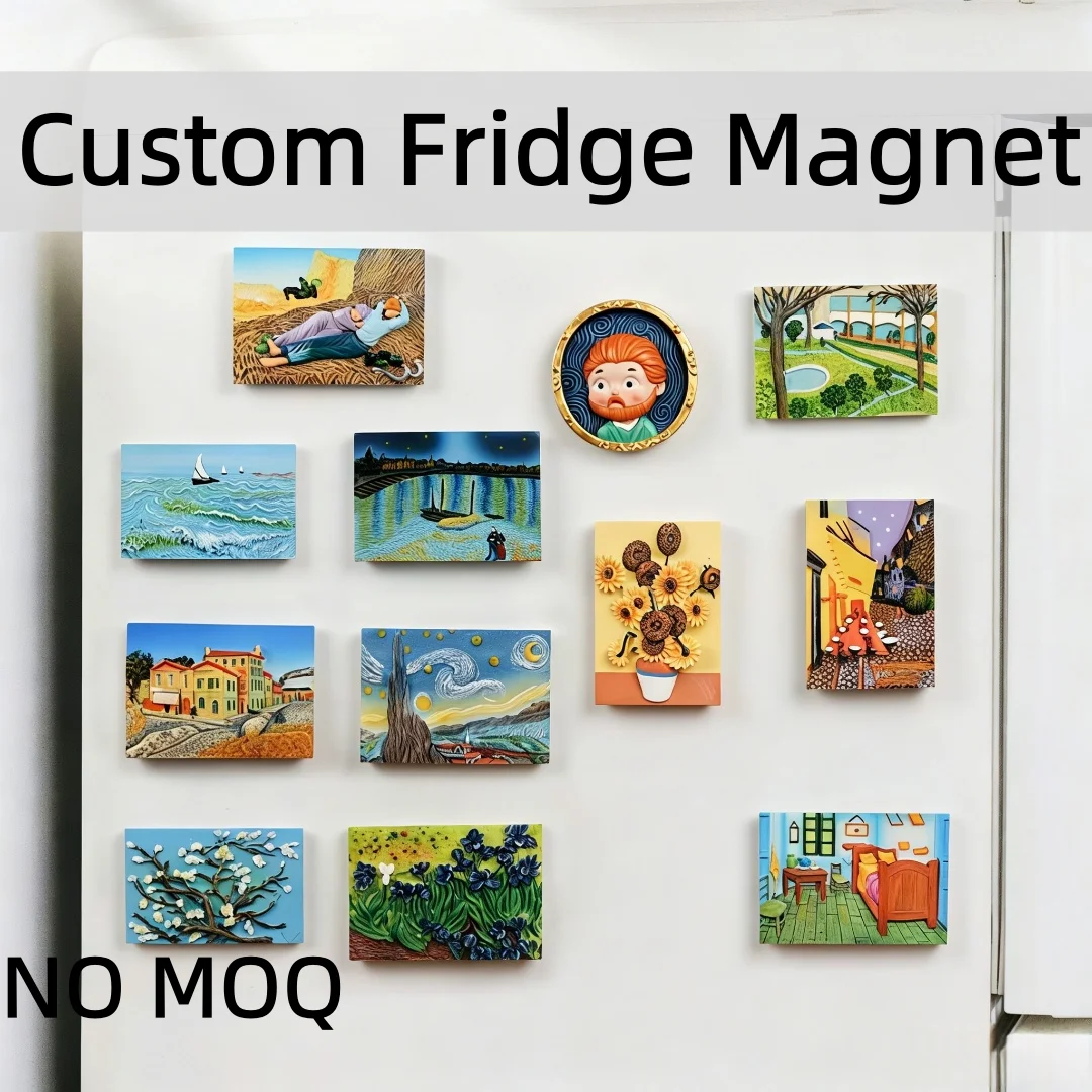 Wholesale Custom Logo 3D Resin Tourism Souvenirs City Custom Refrigerator Sticker Souvenir Home Decoration Resin Fridge Magnet